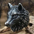 Chevalière Tête de Loup Acier